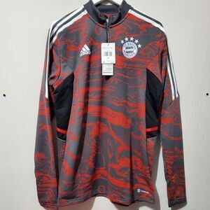 Adidas Bayern Munich Mens Sz M Training Top 2022/2023 Football Soccer HF1395